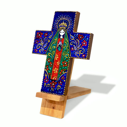 Guadalupe (Pop Icon Style) - Desk Cross w/ Hook and Stand