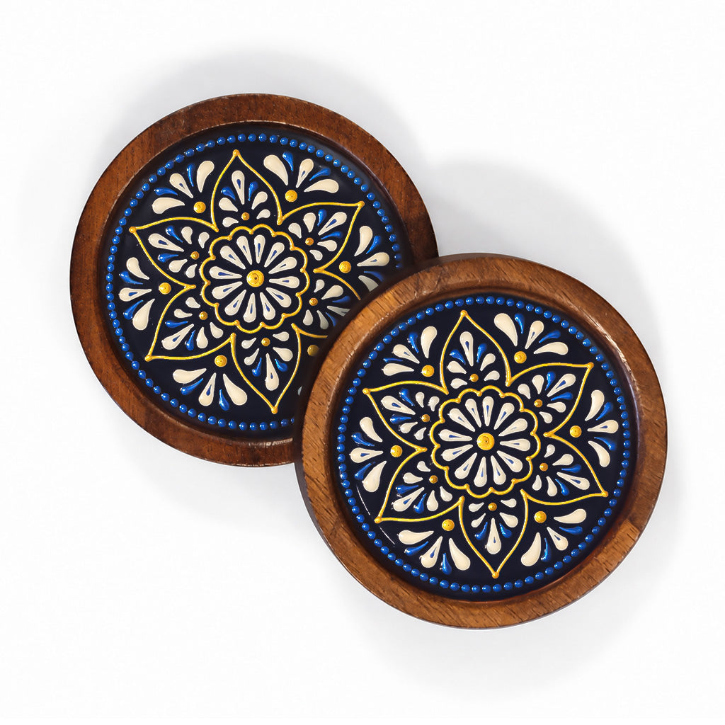 Lirio Azul - Set of 6 Bar Coasters