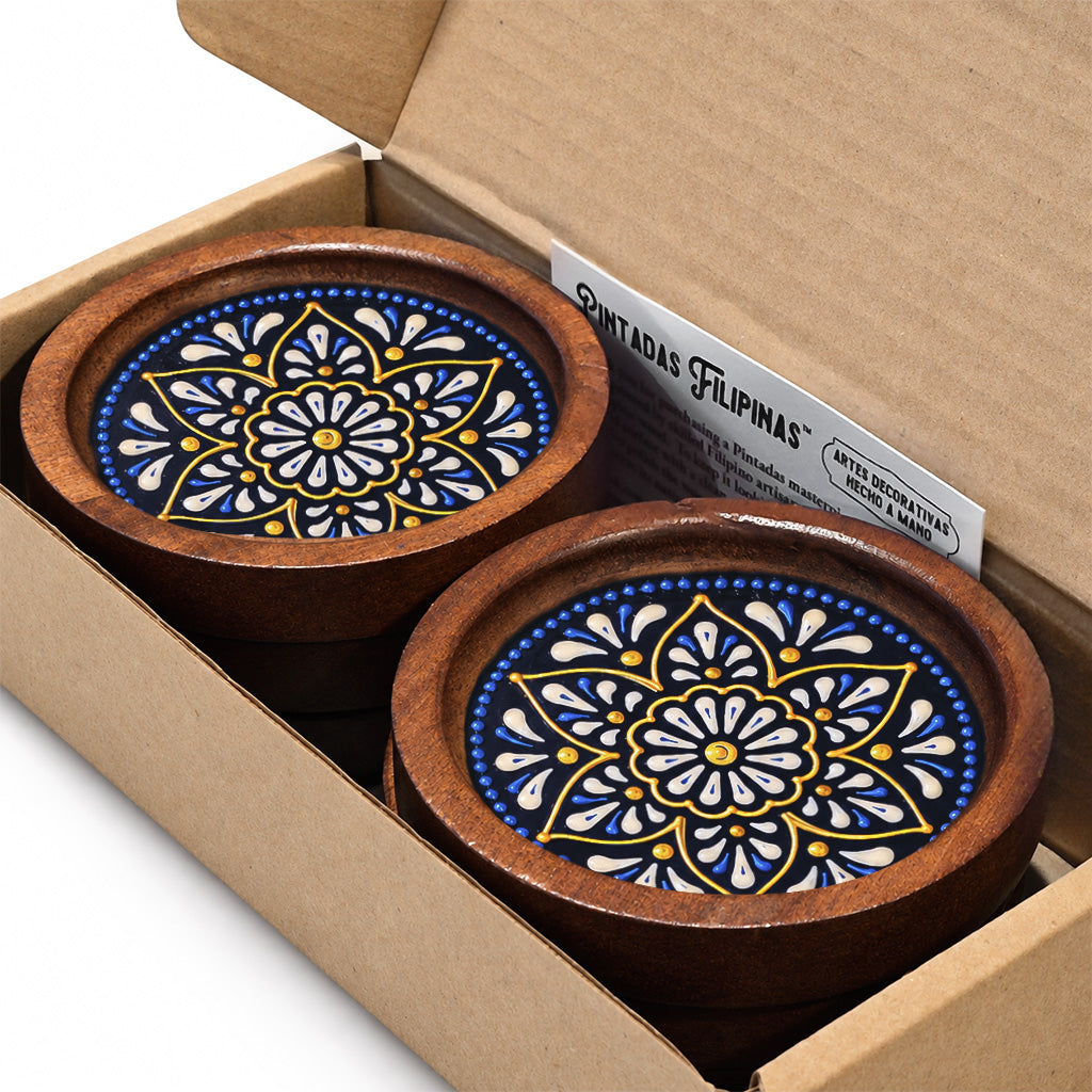 Lirio Azul - Set of 6 Bar Coasters