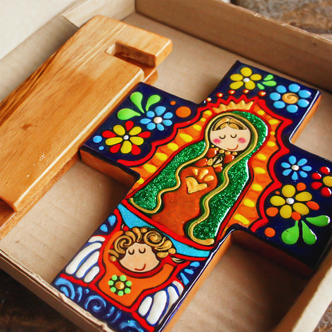 Guadalupe - Desk Cross w/ Hook and Stand
