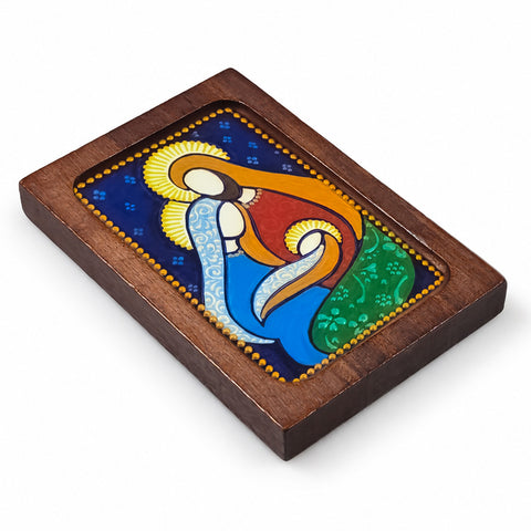 Holy Family - Estampita w/ Stand