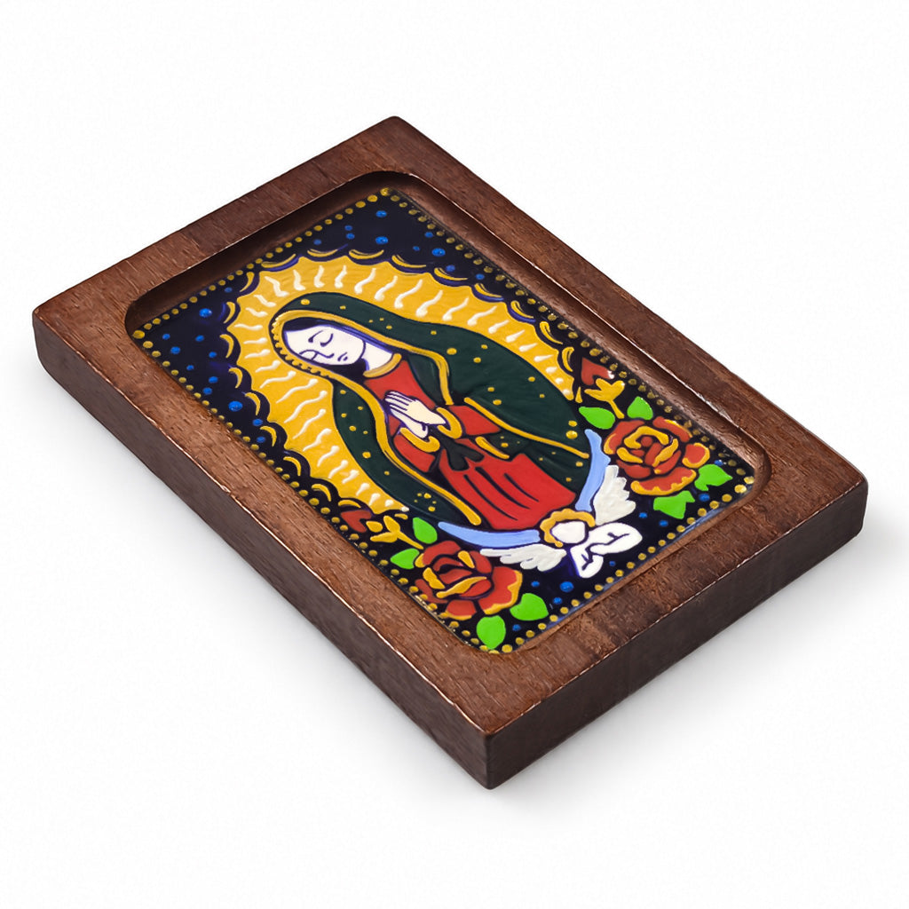 Lady of Guadalupe - Estampita w/ Stand