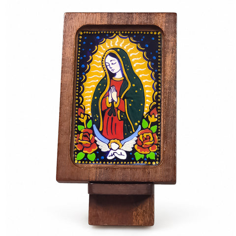 Lady of Guadalupe - Estampita w/ Stand