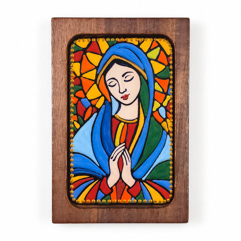 María de Colores - Estampita w/ Stand
