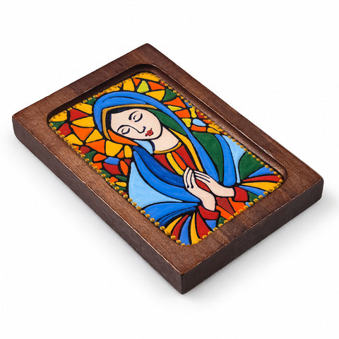 María de Colores - Estampita w/ Stand