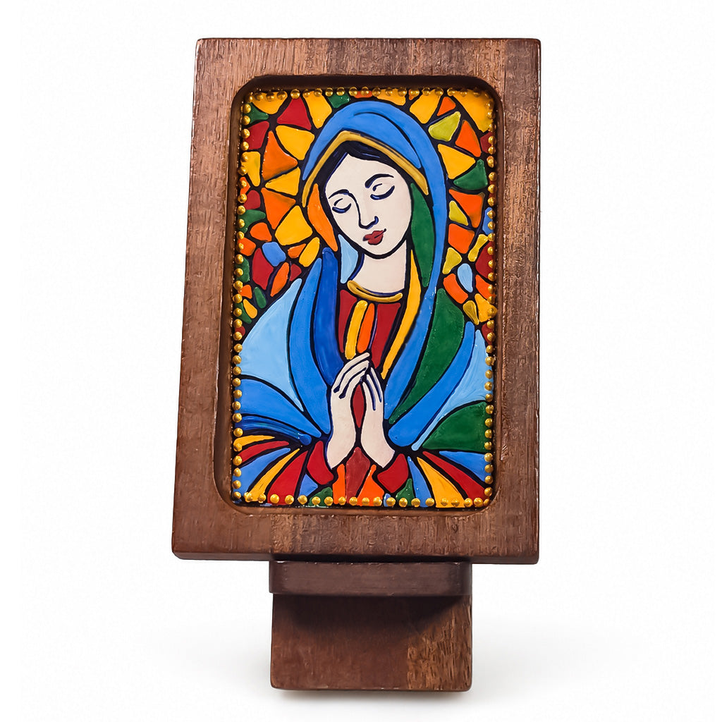 María de Colores - Estampita w/ Stand