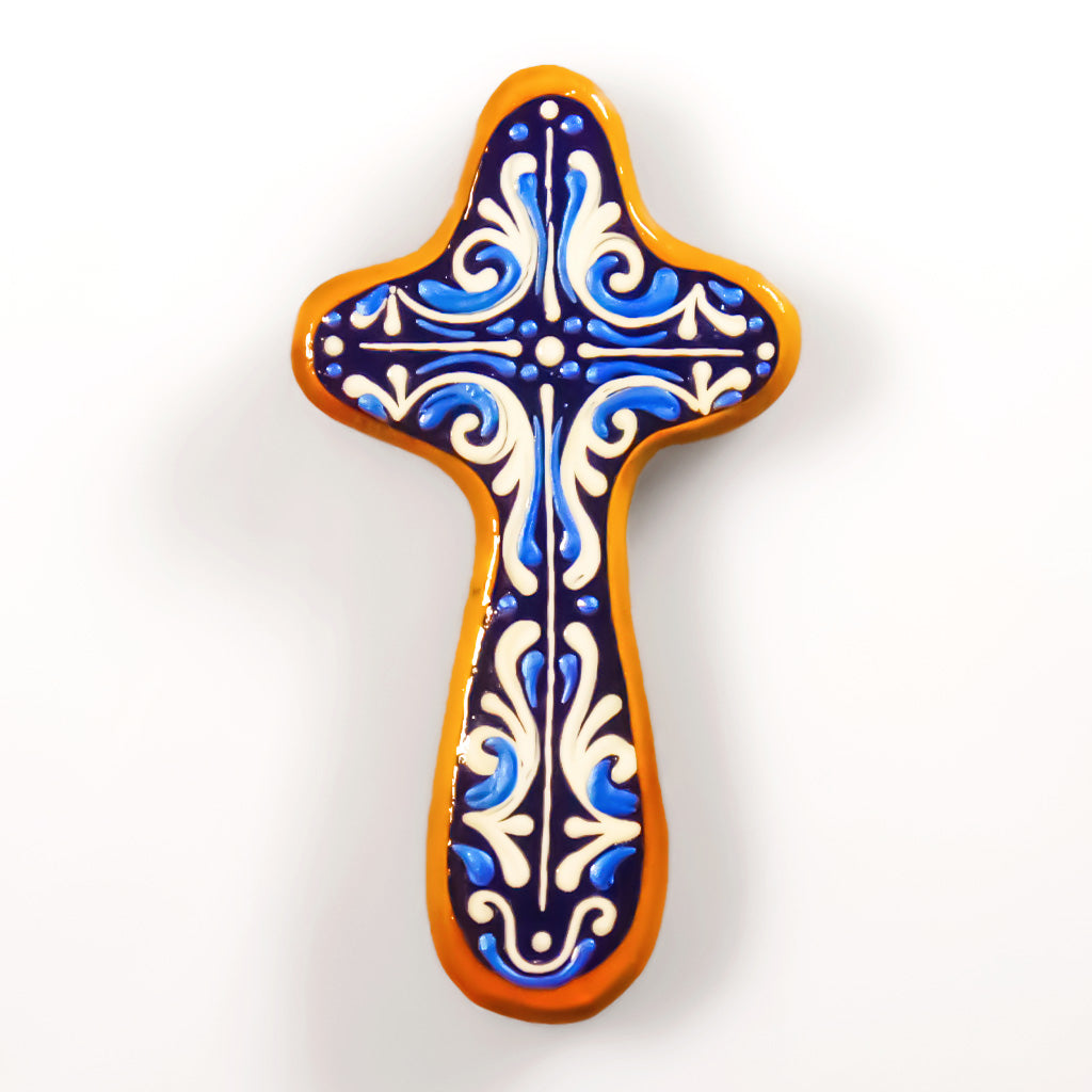 Palm Cross "Bilbao" - Wooden Holding Cross