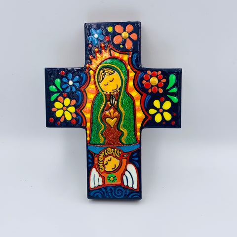 Guadalupe - Desk Cross w/ Hook and Stand