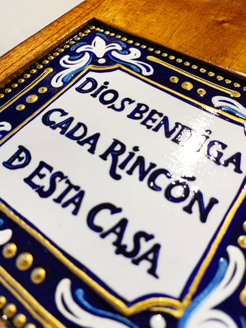 Bendición de Casa - Azul Real